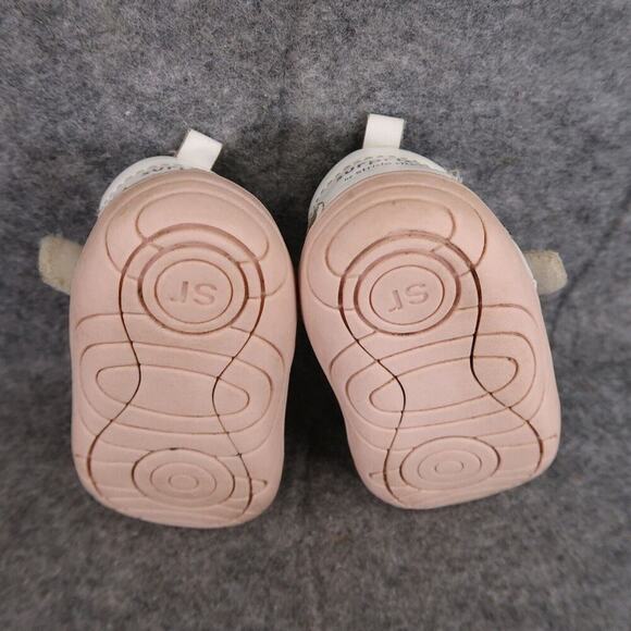 Stride Rite Shoes Infant 3 Surprize Flower Glitter Adjustable Strap Sandal Honey - Picture 12 of 14